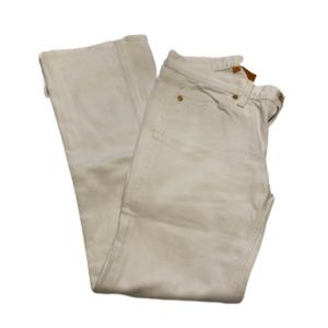 Tory Burch | Beautiful White Boot Leg Flare Jeans